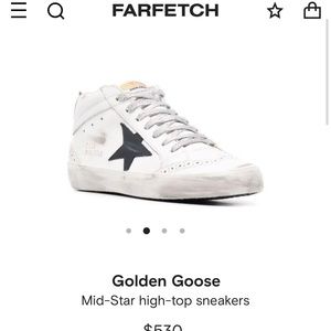 Mid star high top sneakers